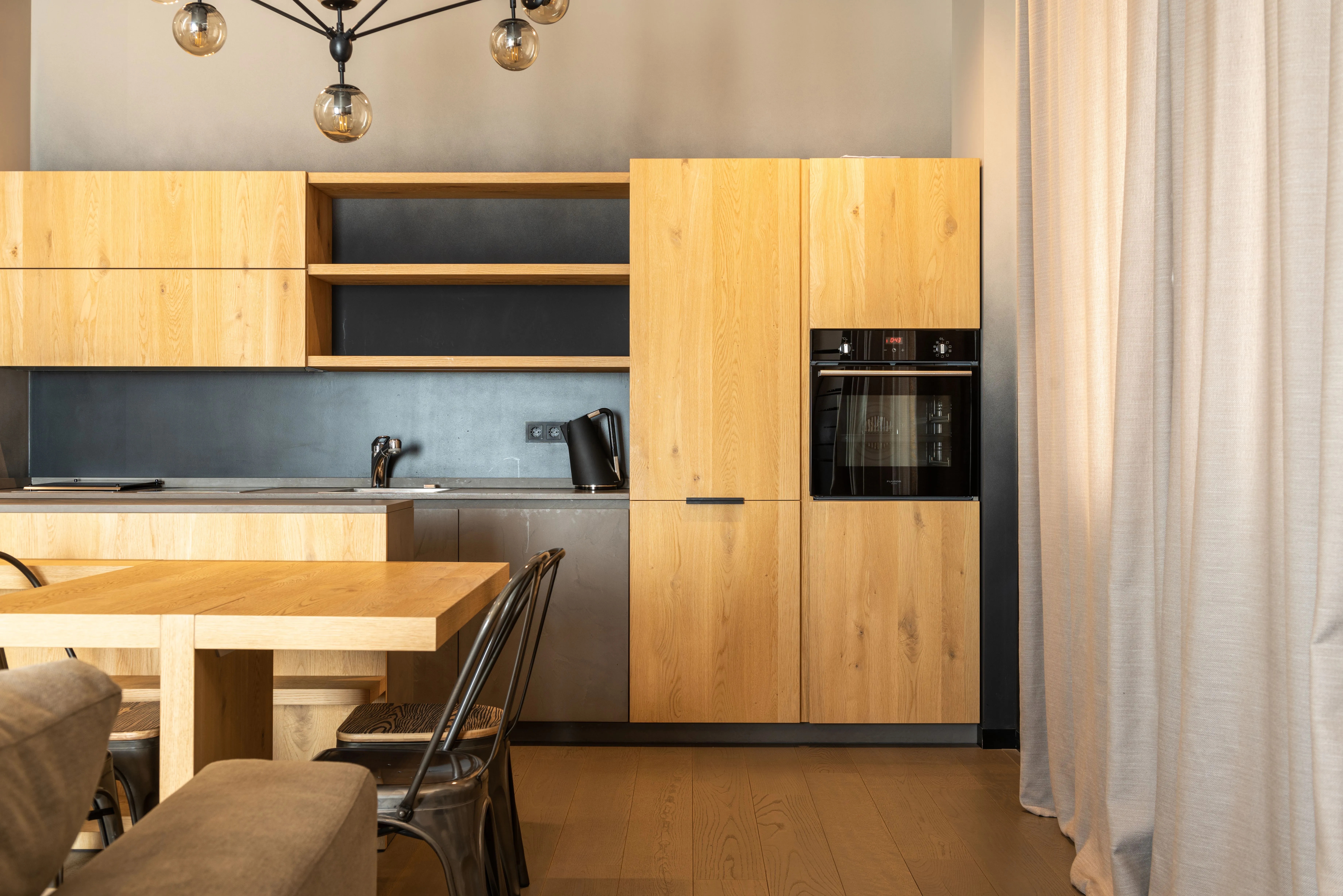 Minimalist modular kitchen project, Bangalore
