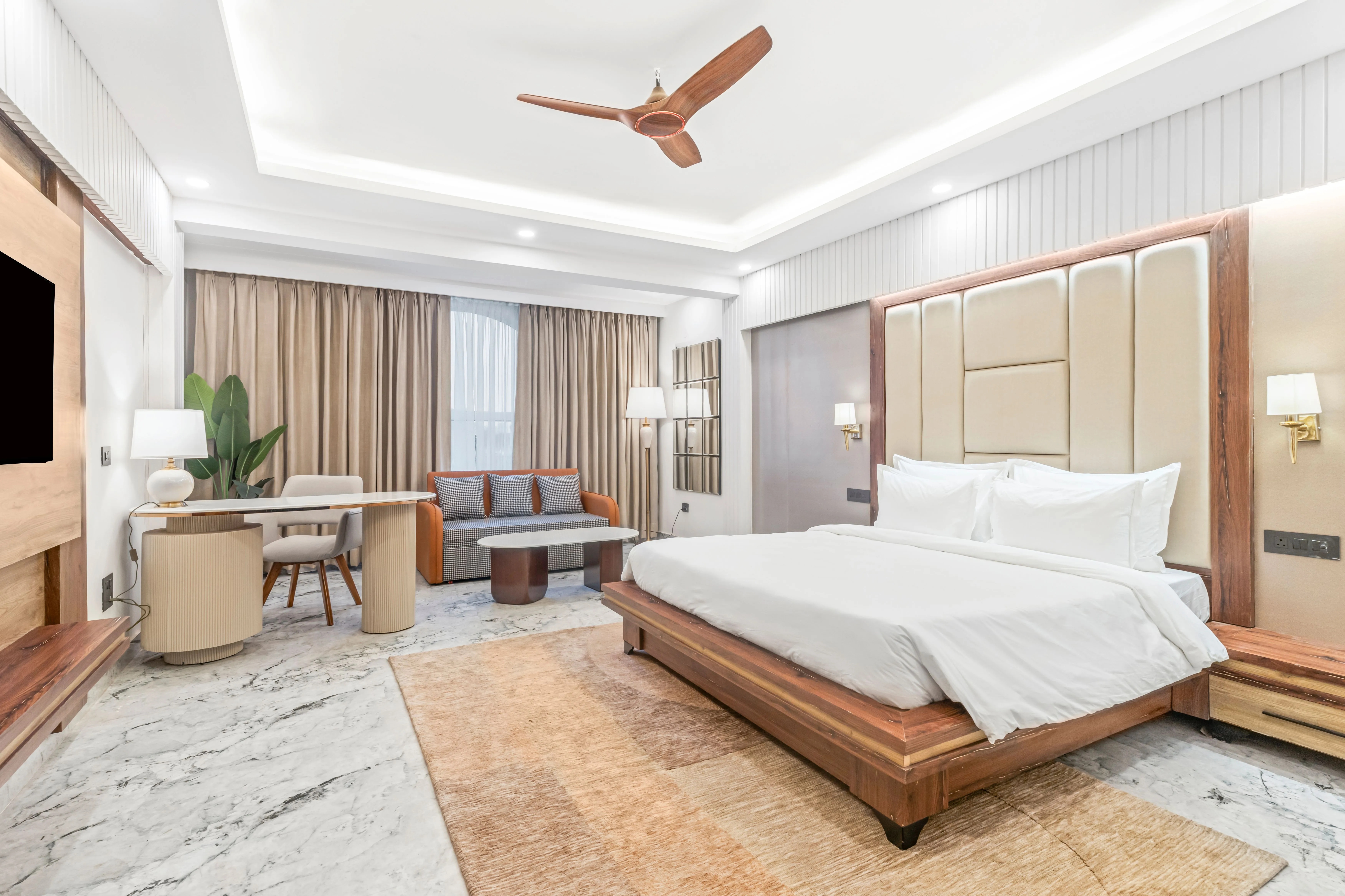 Luxury bedroom interior project, Bangalore