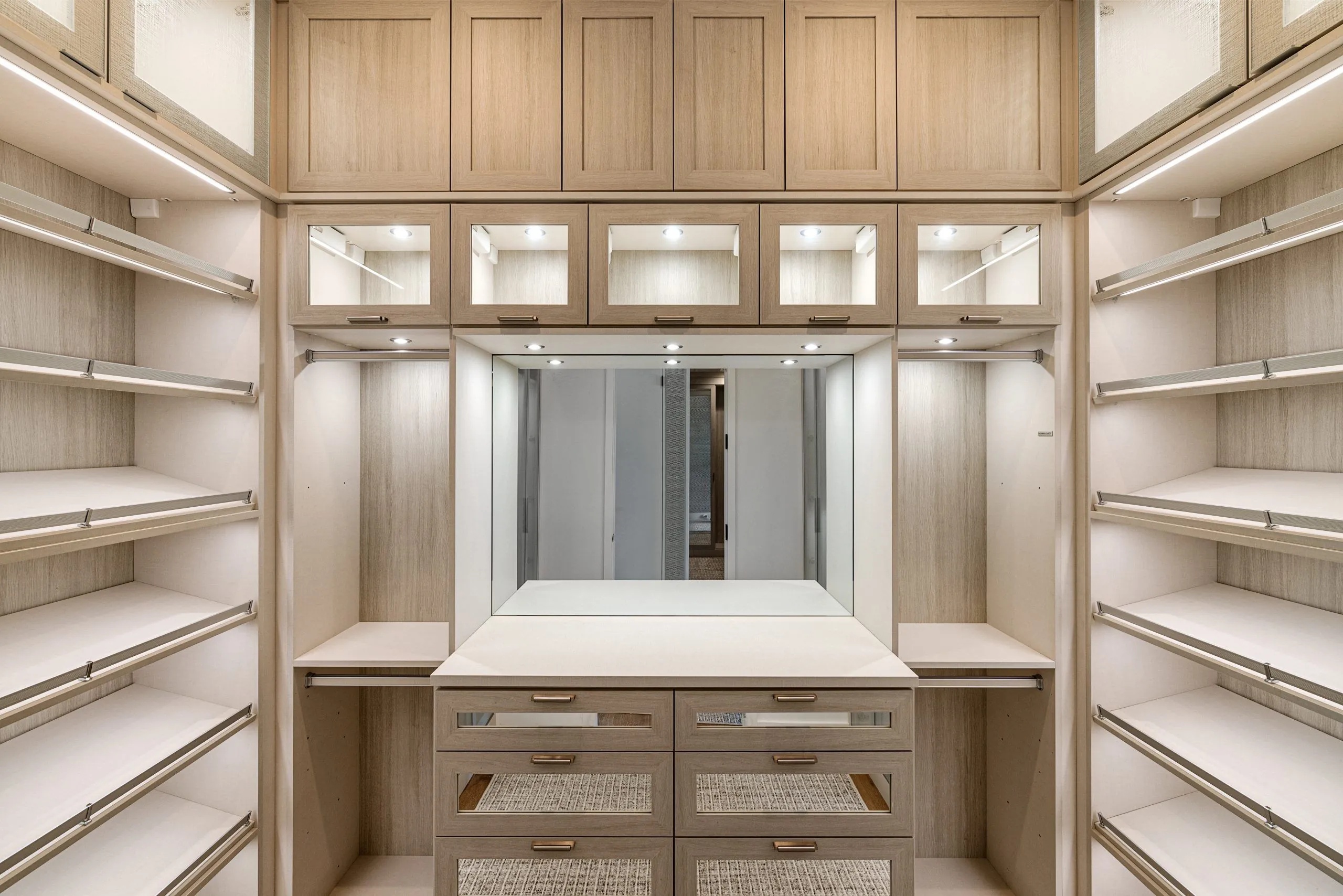 Organized wardrobe and closet project, Bangalore